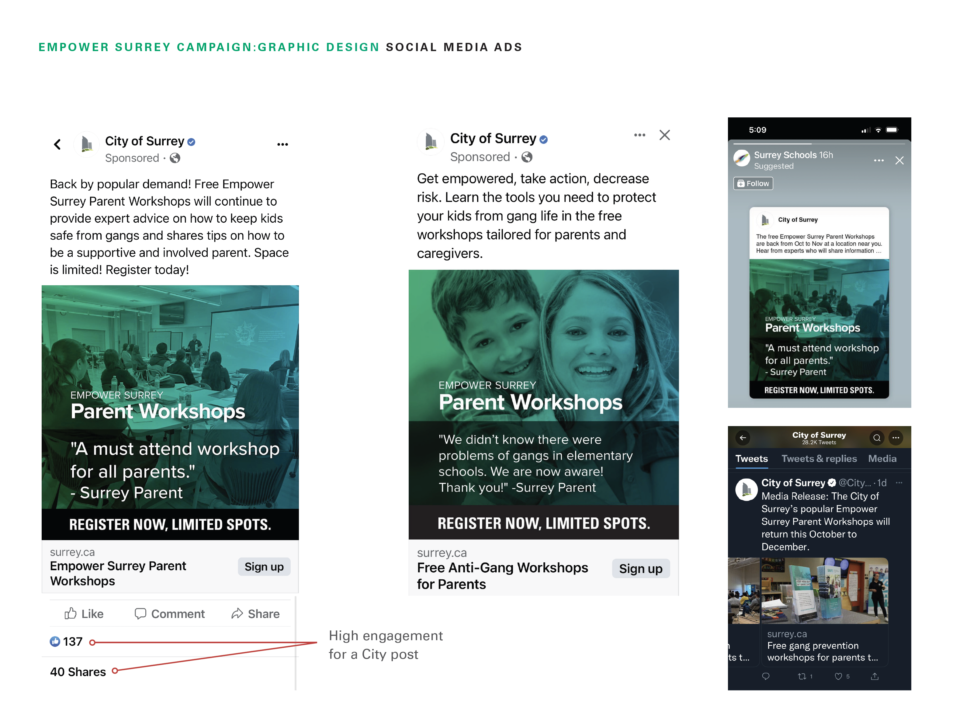 Empower Surrey Social Campaign